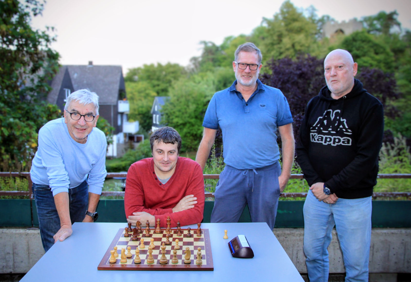 Der aktuelle Vorstand: Ulrich, Stefan, Eckhard und Christoph